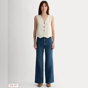 NWT Everlane Way High Sailor Jean 26S